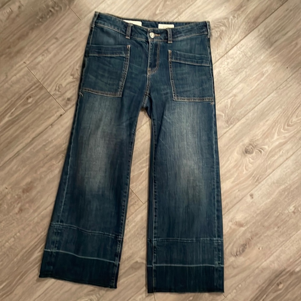 Anthropologie Pilcro and the Letterpress cropped jeans size 27